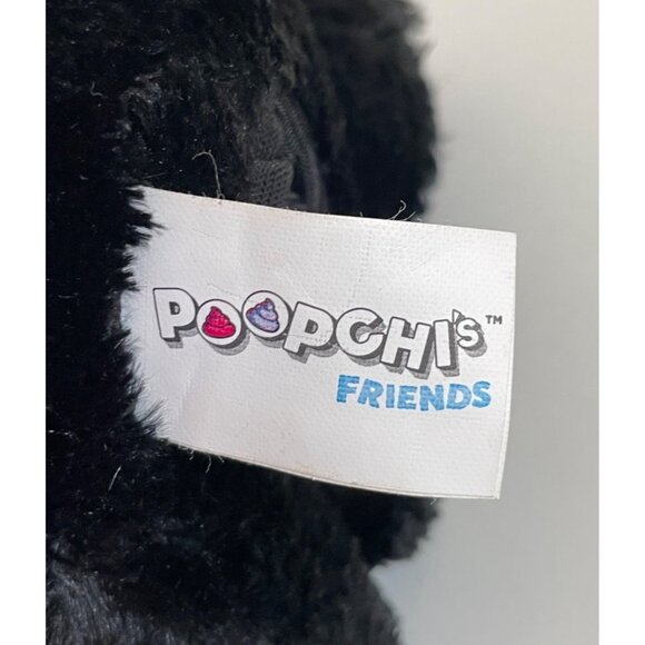 Poopchis Friends Trixee Halloween Black Cat Witch Hat Purple 7" Plush Stuffed An - Picture 7 of 9